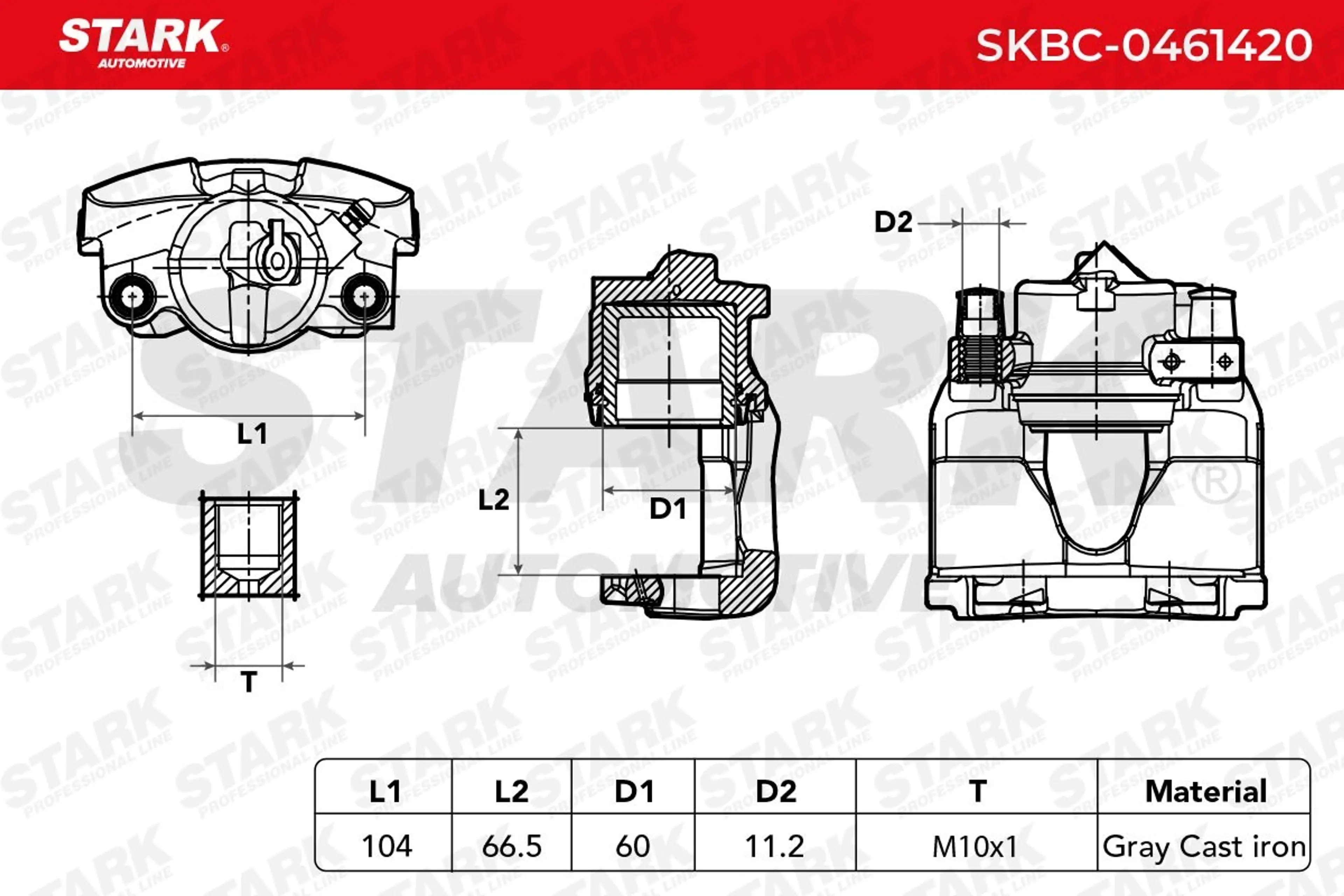 PINZA DE FRENO (SIN  DEVOLUCIÓN CAS