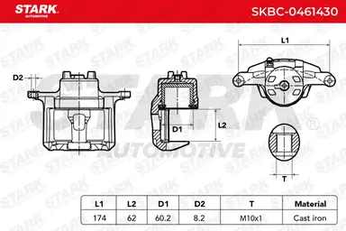 PINZA DE FRENO (SIN  DEVOLUCIÓN CAS