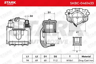 PINZA DE FRENO (SIN  DEVOLUCIÓN CAS
