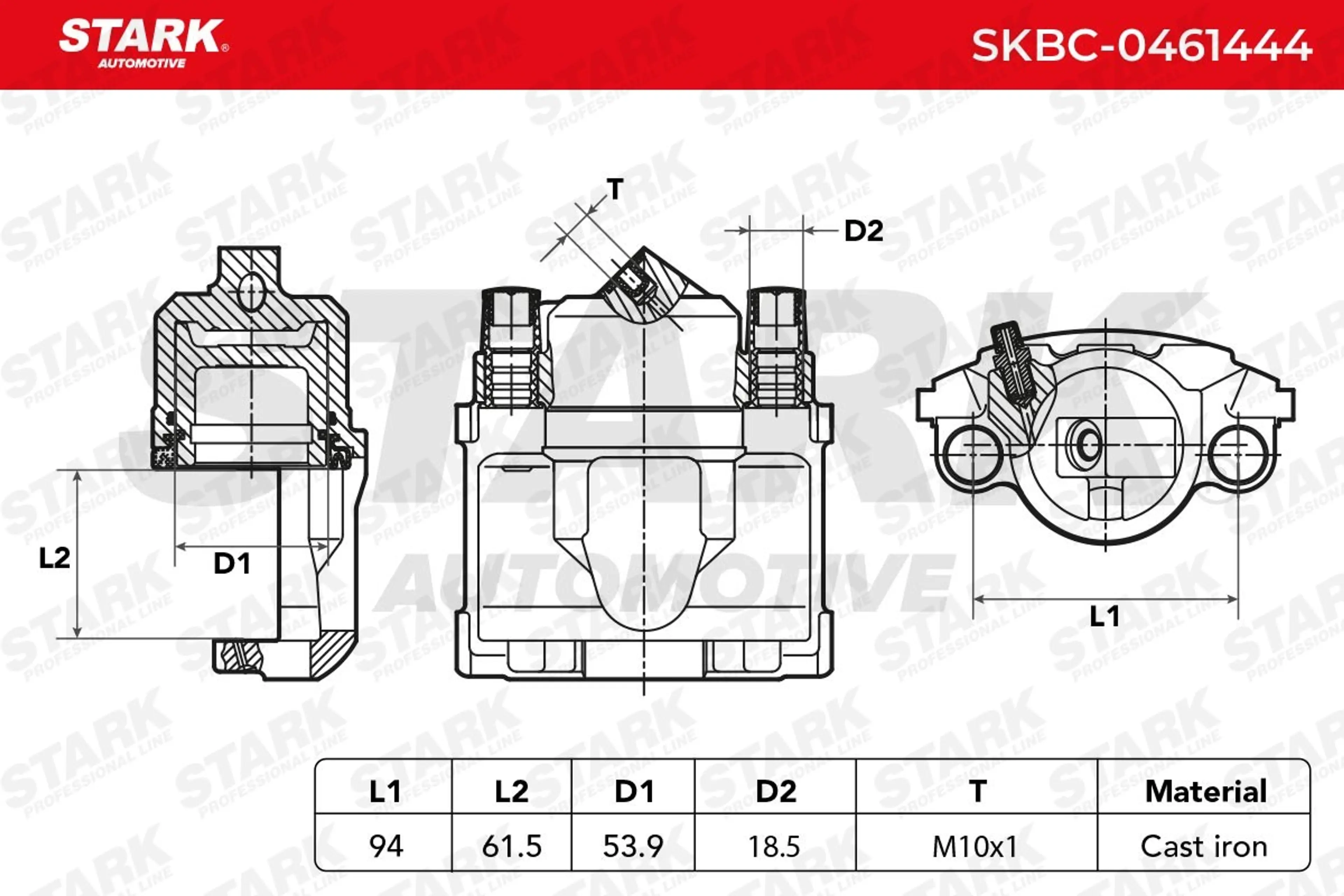 PINZA DE FRENO (SIN  DEVOLUCIÓN CAS