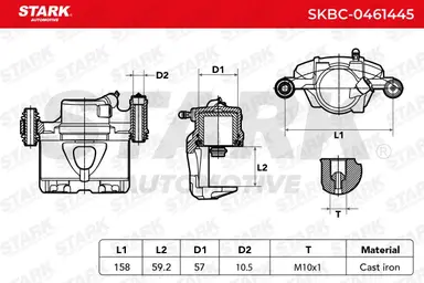 PINZA DE FRENO (SIN  DEVOLUCIÓN CAS