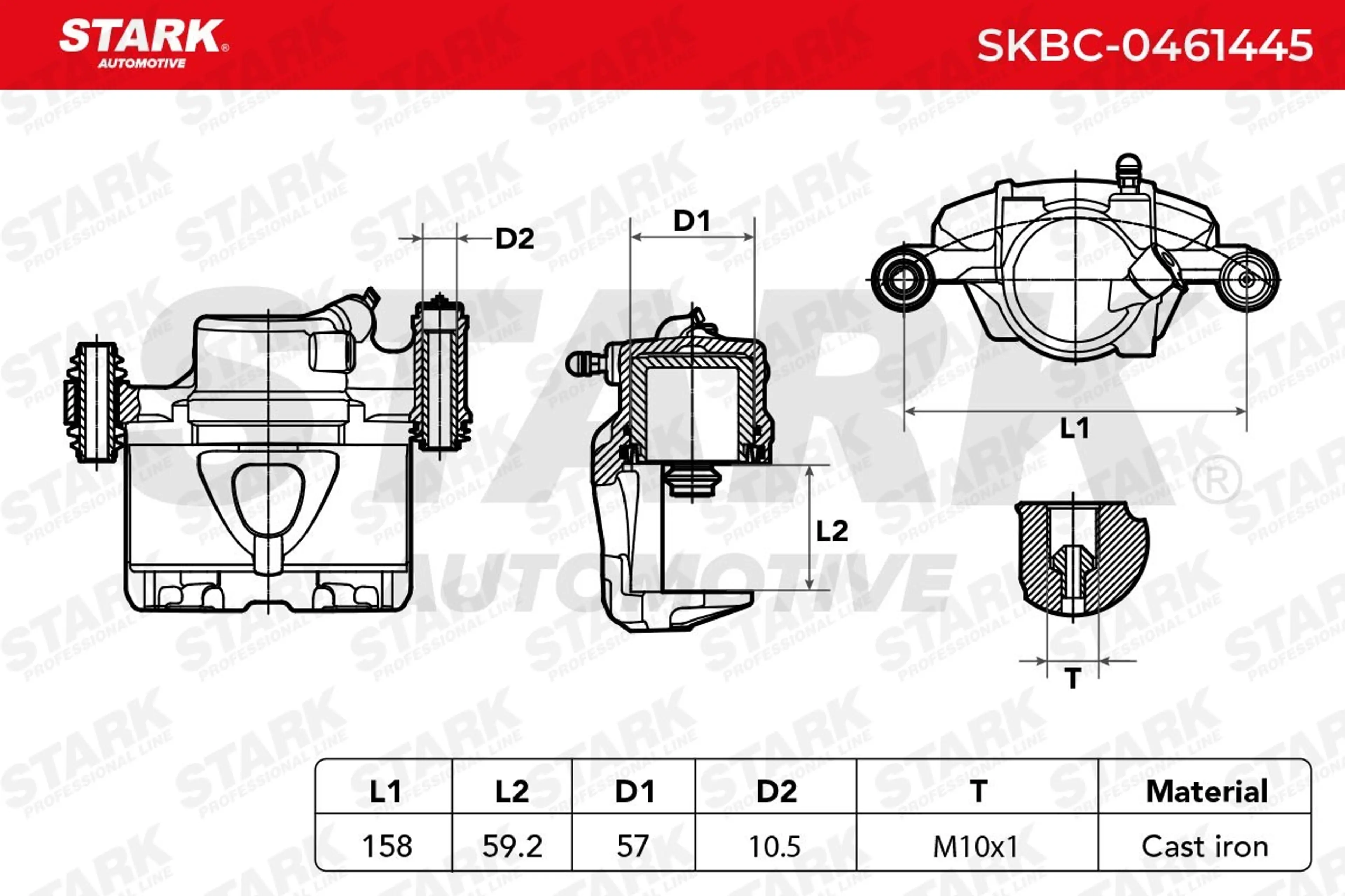 PINZA DE FRENO (SIN  DEVOLUCIÓN CAS