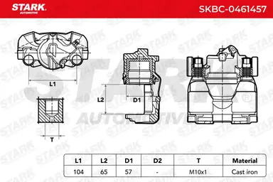 PINZA DE FRENO (SIN  DEVOLUCIÓN CAS