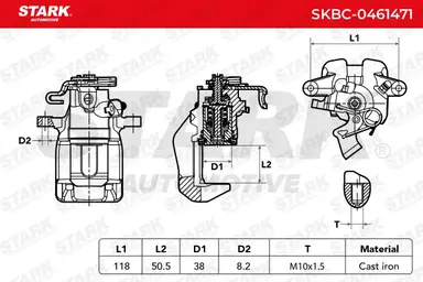 PINZA DE FRENO (SIN  DEVOLUCIÓN CAS