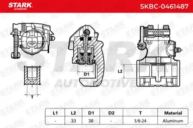 PINZA DE FRENO (SIN  DEVOLUCIÓN CAS