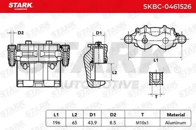 PINZA DE FRENO (SIN  DEVOLUCIÓN CAS