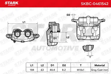 PINZA DE FRENO (SIN  DEVOLUCIÓN CAS