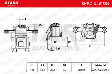 PINZA DE FRENO (SIN  DEVOLUCIÓN CAS