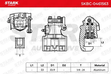PINZA DE FRENO (SIN  DEVOLUCIÓN CAS