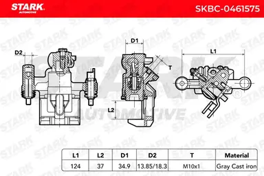 PINZA DE FRENO (SIN  DEVOLUCIÓN CAS