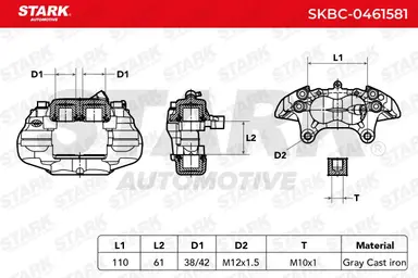 PINZA DE FRENO (SIN  DEVOLUCIÓN CAS