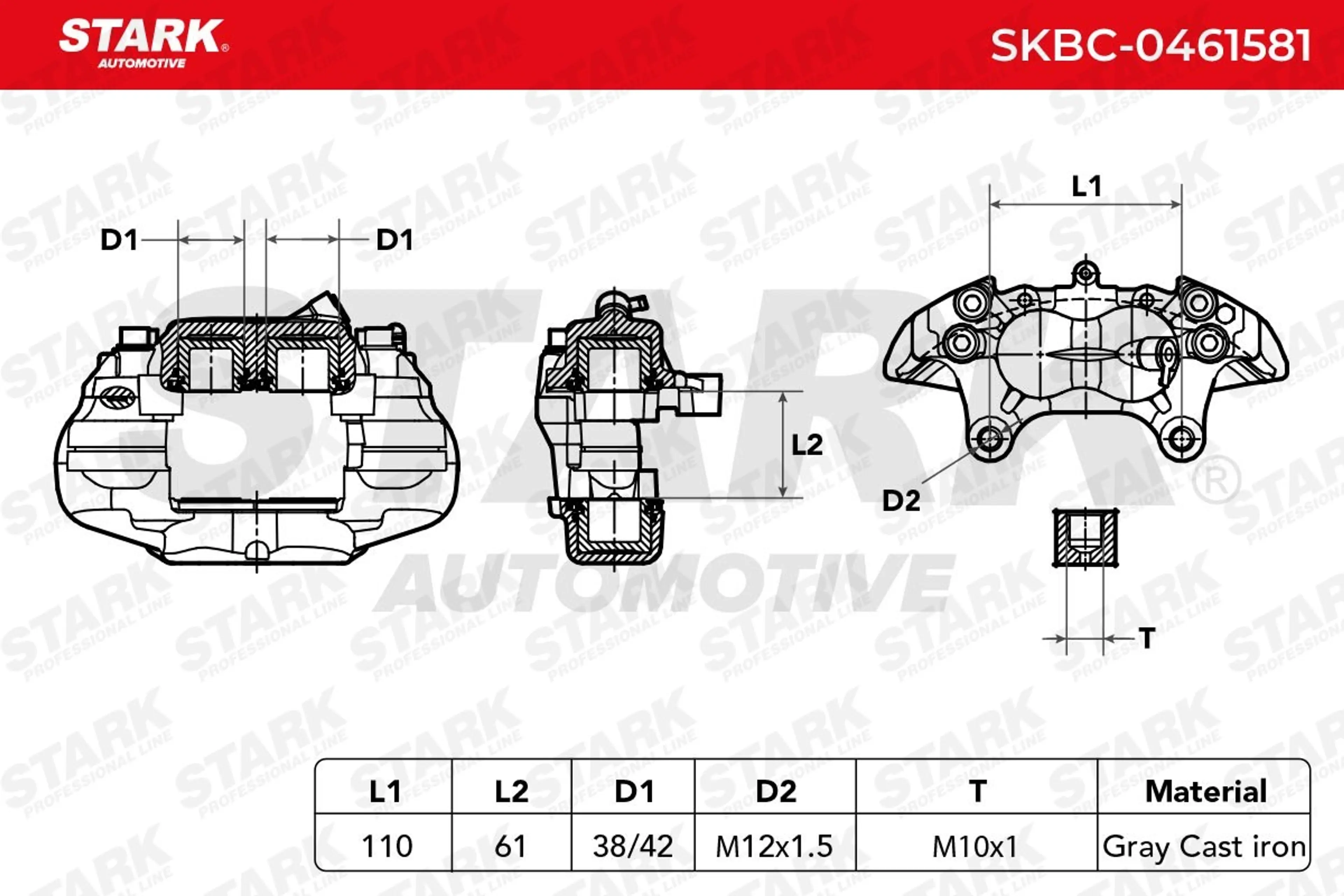 PINZA DE FRENO (SIN  DEVOLUCIÓN CAS