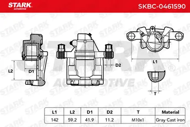 PINZA DE FRENO (SIN  DEVOLUCIÓN CAS