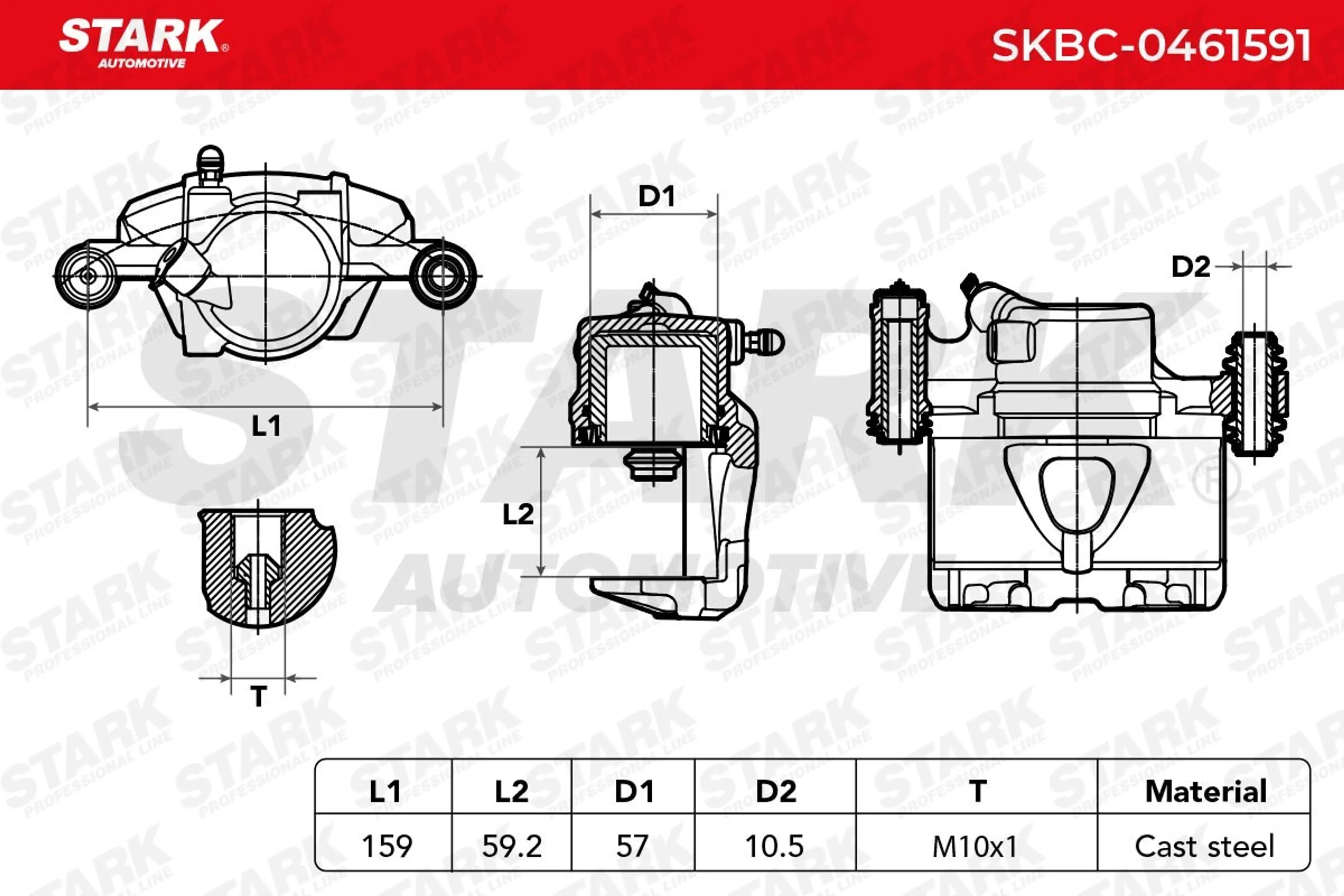 PINZA DE FRENO (SIN  DEVOLUCIÓN CAS