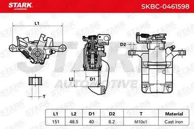 PINZA DE FRENO (SIN  DEVOLUCIÓN CAS