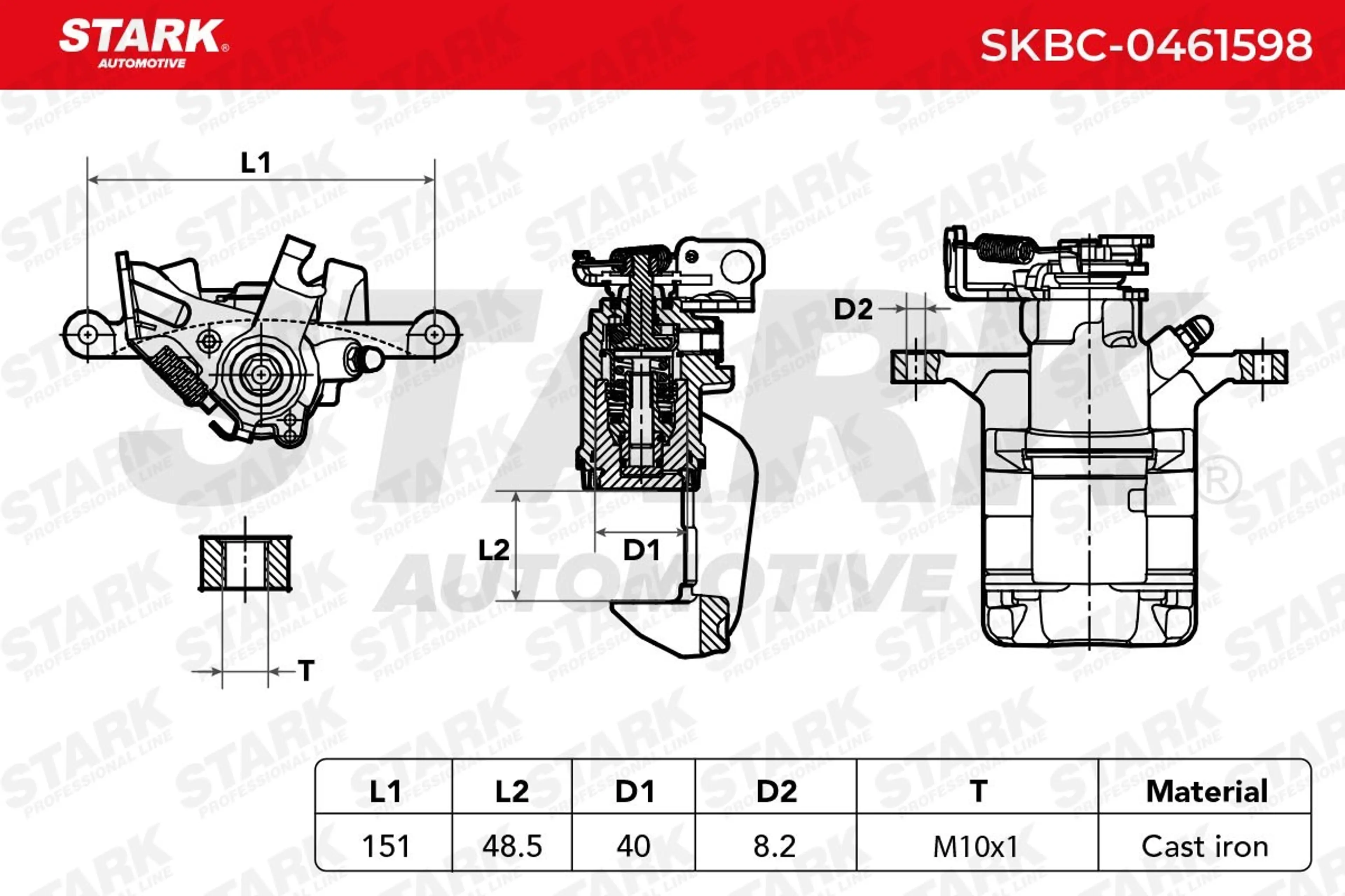 PINZA DE FRENO (SIN  DEVOLUCIÓN CAS