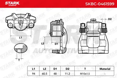 PINZA DE FRENO (SIN  DEVOLUCIÓN CAS