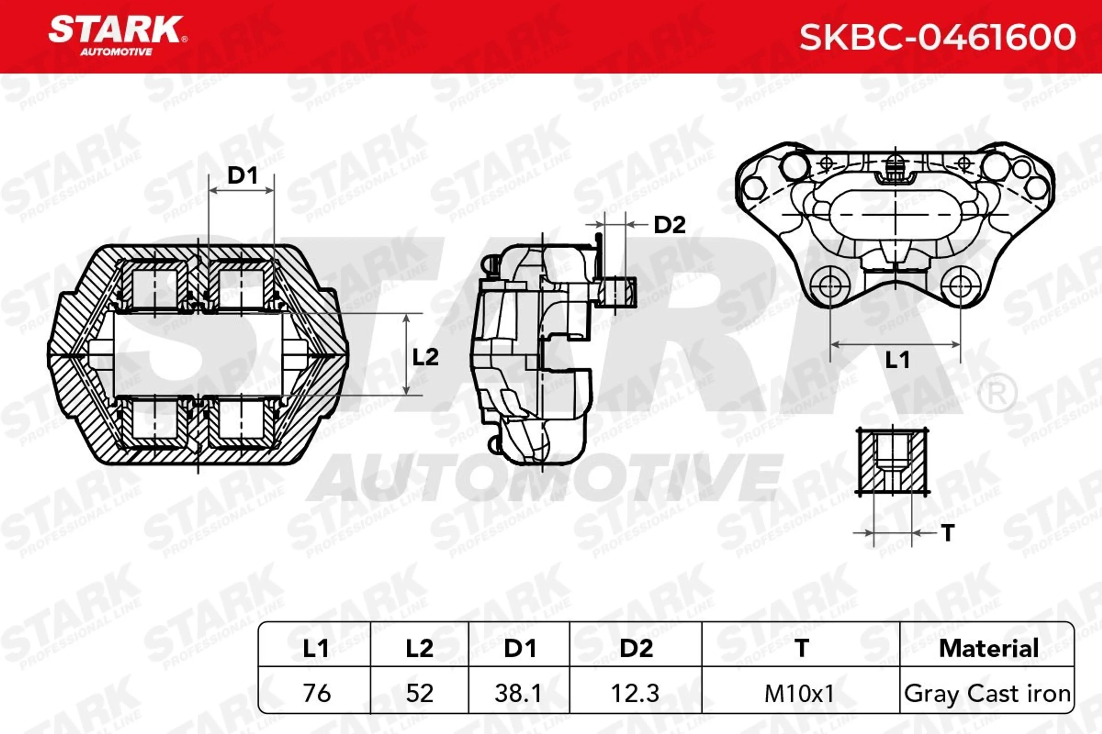 PINZA DE FRENO (SIN  DEVOLUCIÓN CAS