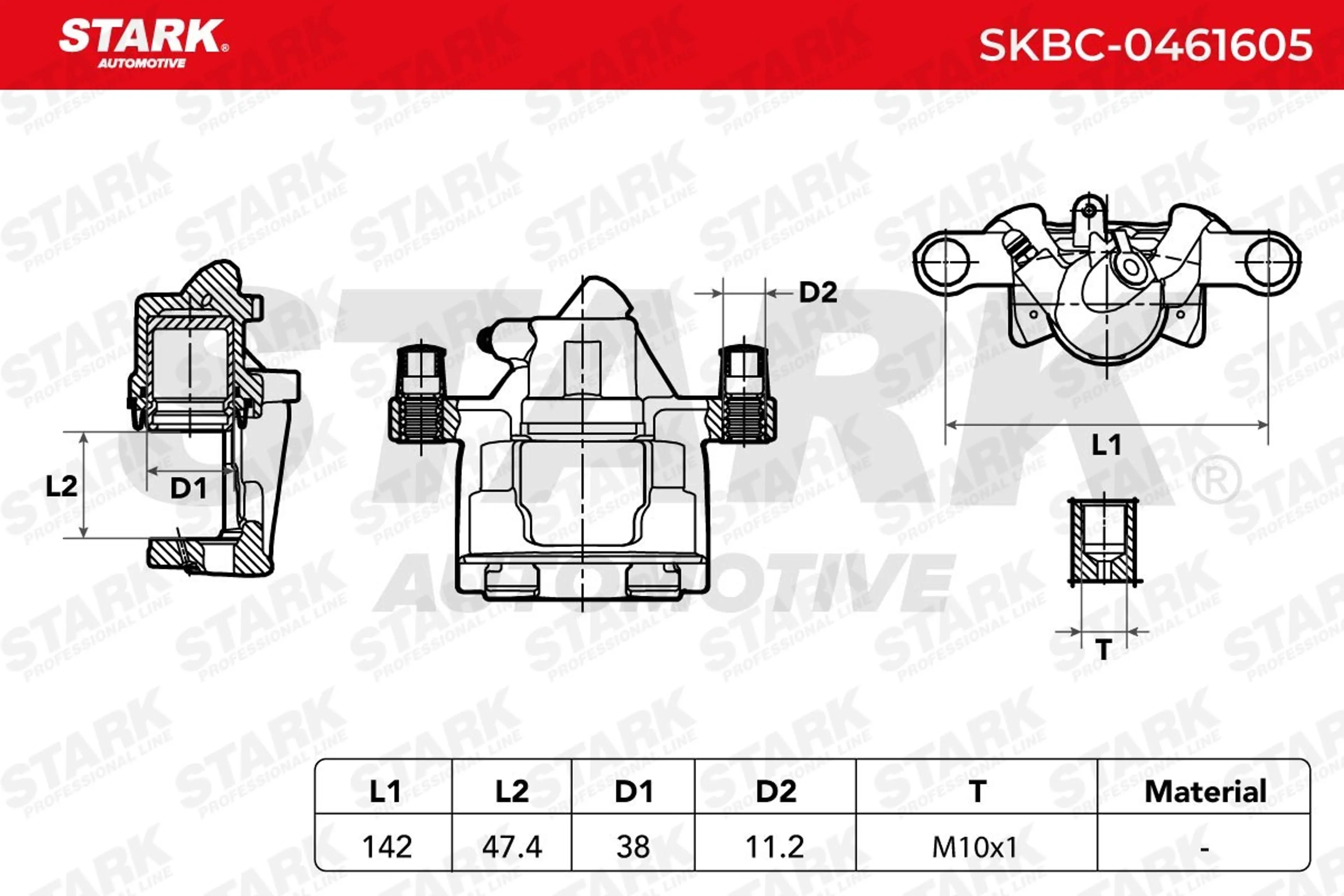 PINZA DE FRENO (SIN  DEVOLUCIÓN CAS