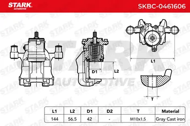 PINZA DE FRENO (SIN  DEVOLUCIÓN CAS