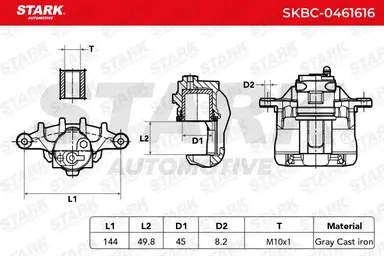 PINZA DE FRENO (SIN  DEVOLUCIÓN CAS