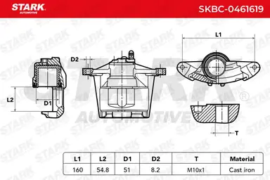 PINZA DE FRENO (SIN  DEVOLUCIÓN CAS