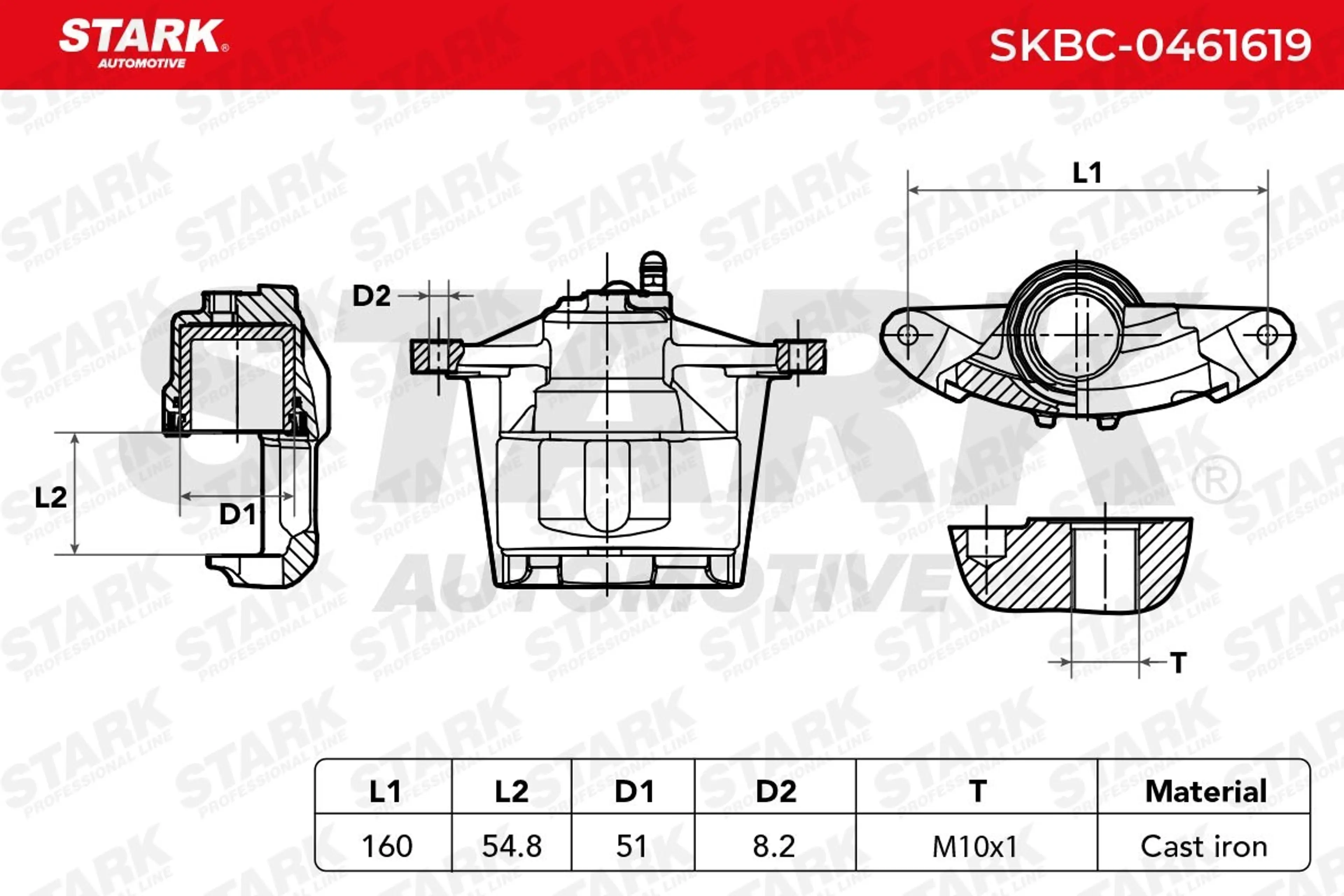 PINZA DE FRENO (SIN  DEVOLUCIÓN CAS