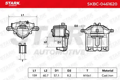 PINZA DE FRENO (SIN  DEVOLUCIÓN CAS