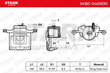 PINZA DE FRENO (SIN  DEVOLUCIÓN CAS