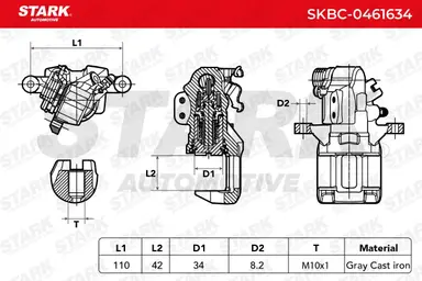 PINZA DE FRENO (SIN  DEVOLUCIÓN CAS