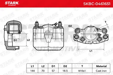 PINZA DE FRENO (SIN  DEVOLUCIÓN CAS
