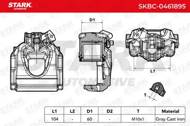 PINZA DE FRENO (SIN  DEVOLUCIÓN CAS