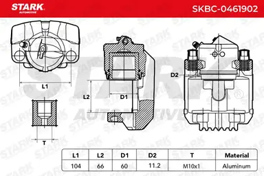 PINZA DE FRENO (SIN  DEVOLUCIÓN CAS