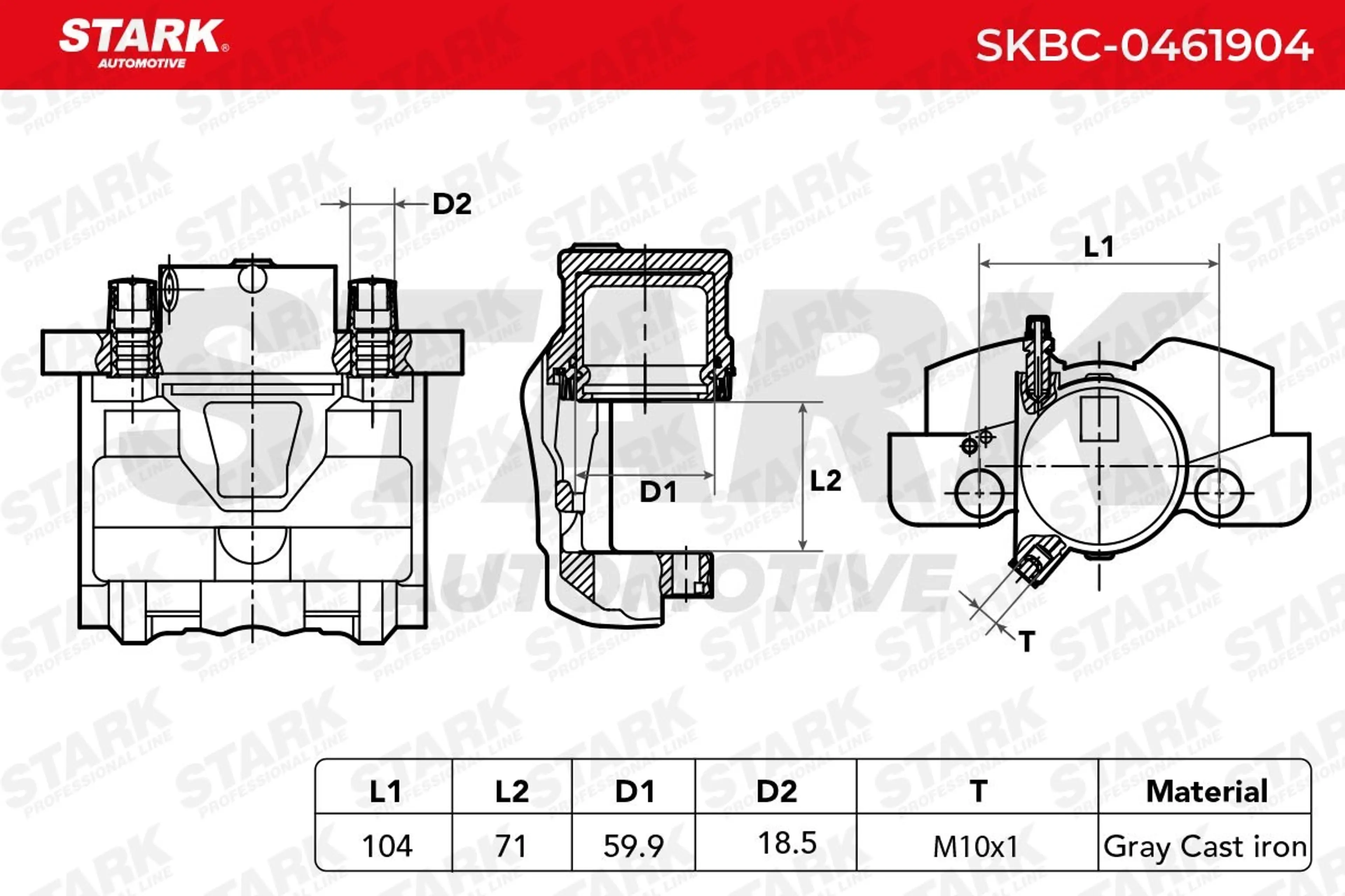 PINZA DE FRENO (SIN  DEVOLUCIÓN CAS