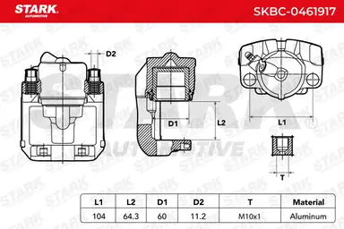 PINZA DE FRENO (SIN  DEVOLUCIÓN CAS