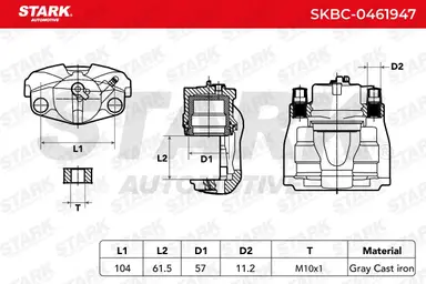 PINZA DE FRENO (SIN  DEVOLUCIÓN CAS
