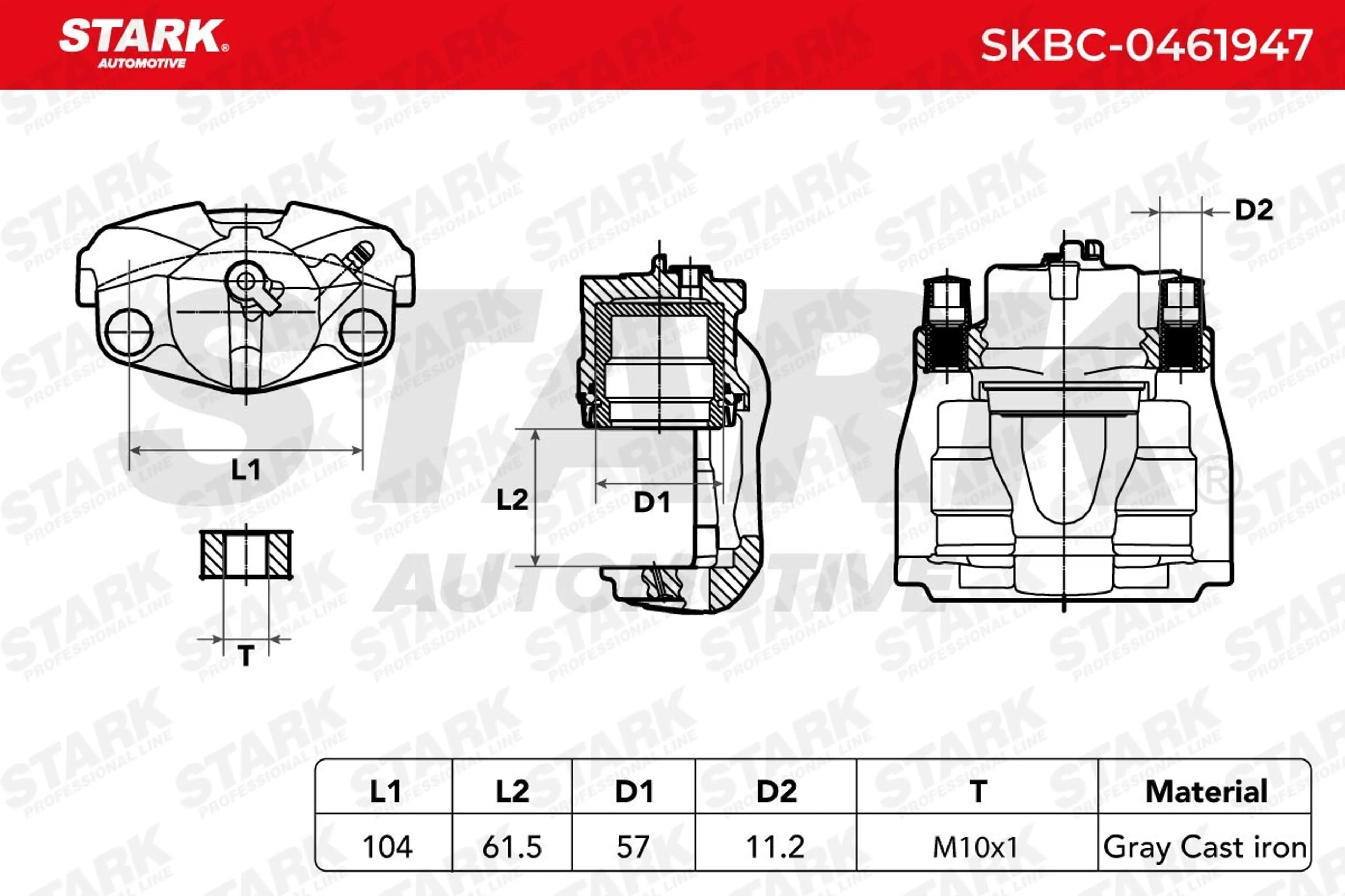 PINZA DE FRENO (SIN  DEVOLUCIÓN CAS