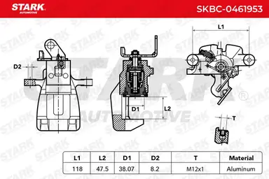PINZA DE FRENO (SIN  DEVOLUCIÓN CAS