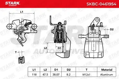 PINZA DE FRENO (SIN  DEVOLUCIÓN CAS