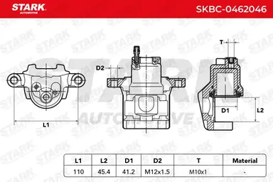 PINZA DE FRENO (SIN  DEVOLUCIÓN CAS