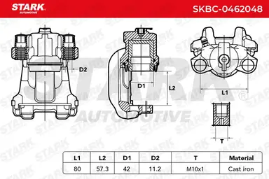 PINZA DE FRENO (SIN  DEVOLUCIÓN CAS