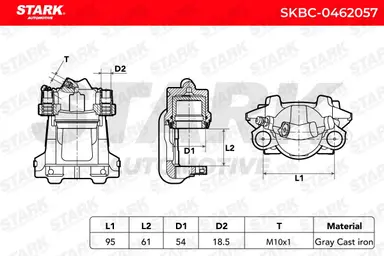PINZA DE FRENO (SIN  DEVOLUCIÓN CAS