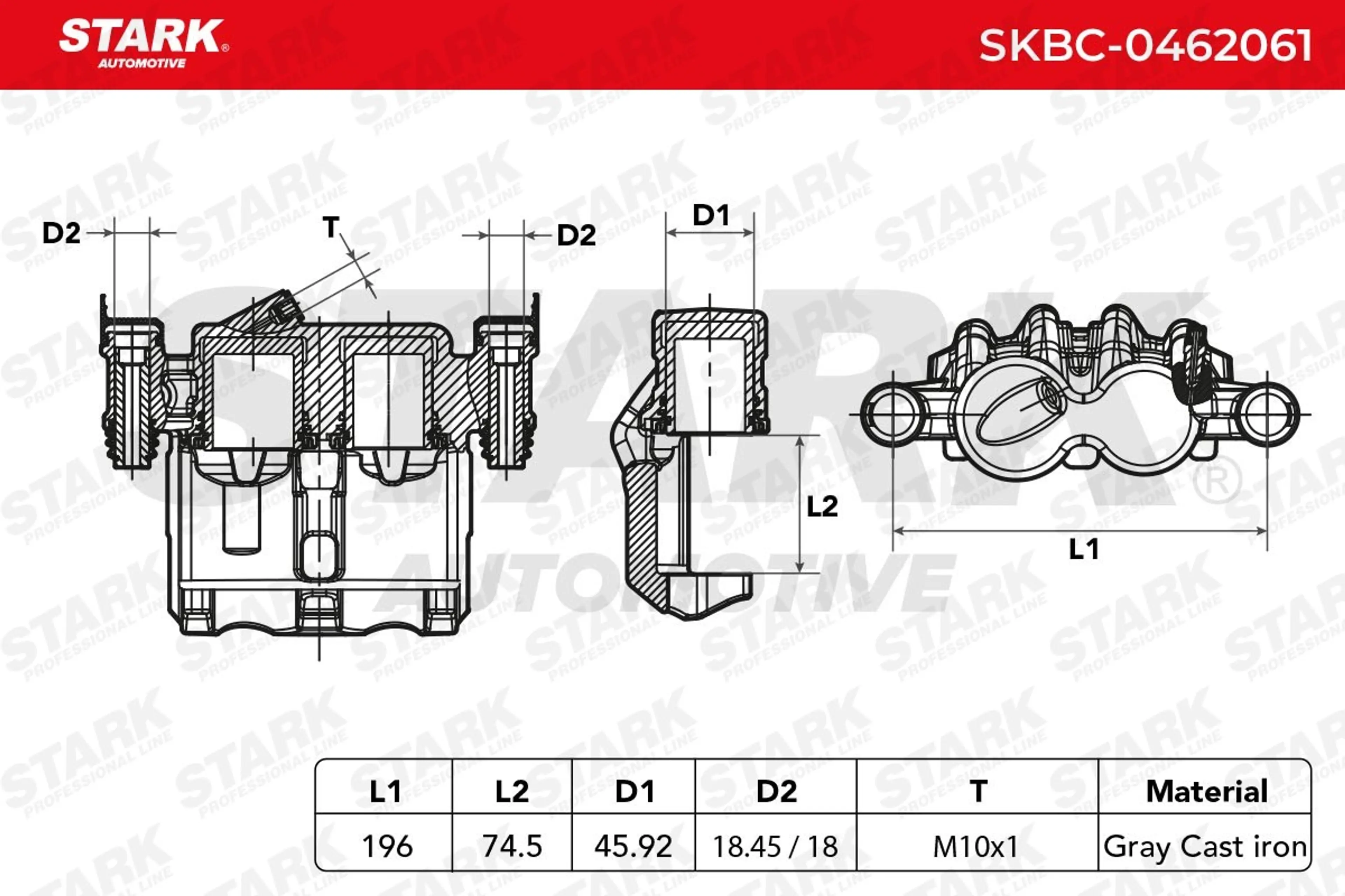 PINZA DE FRENO (SIN  DEVOLUCIÓN CAS