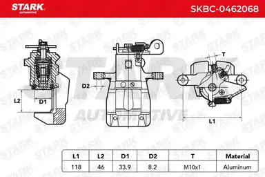 PINZA DE FRENO (SIN  DEVOLUCIÓN CAS