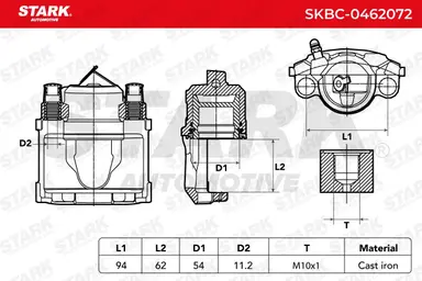 PINZA DE FRENO (SIN  DEVOLUCIÓN CAS
