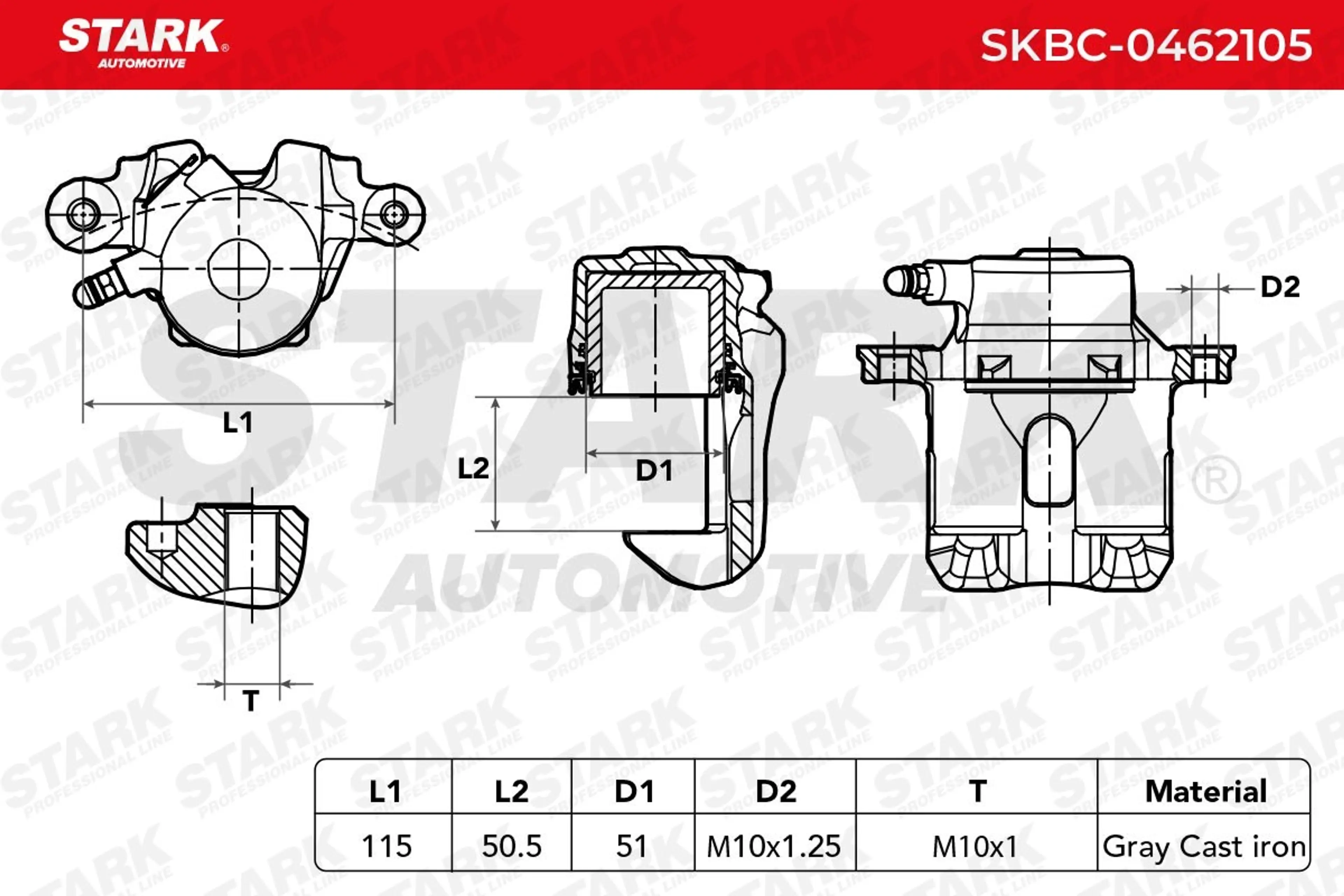PINZA DE FRENO (SIN  DEVOLUCIÓN CAS