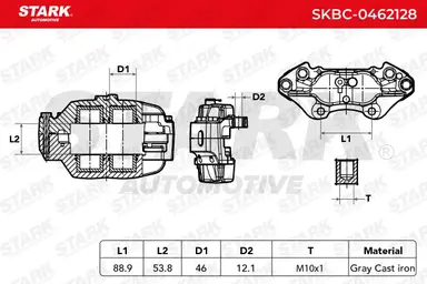 PINZA DE FRENO (SIN  DEVOLUCIÓN CAS