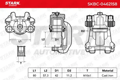 PINZA DE FRENO (SIN  DEVOLUCIÓN CAS