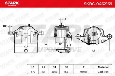 PINZA DE FRENO (SIN  DEVOLUCIÓN CAS
