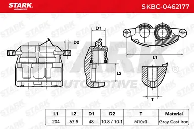 PINZA DE FRENO (SIN  DEVOLUCIÓN CAS